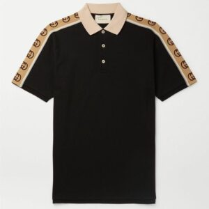 Shop loro piqué polo shirt